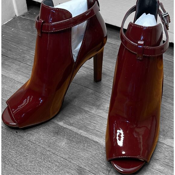 michael kors lawson open toe bootie